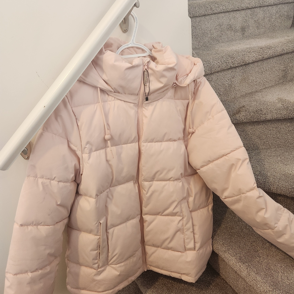 Women's Pink Puffer Jacket